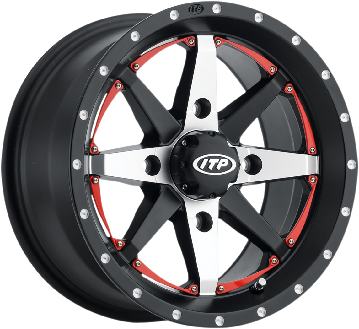 CYCLONE 15X7 4/110 52 MATTE BLACK