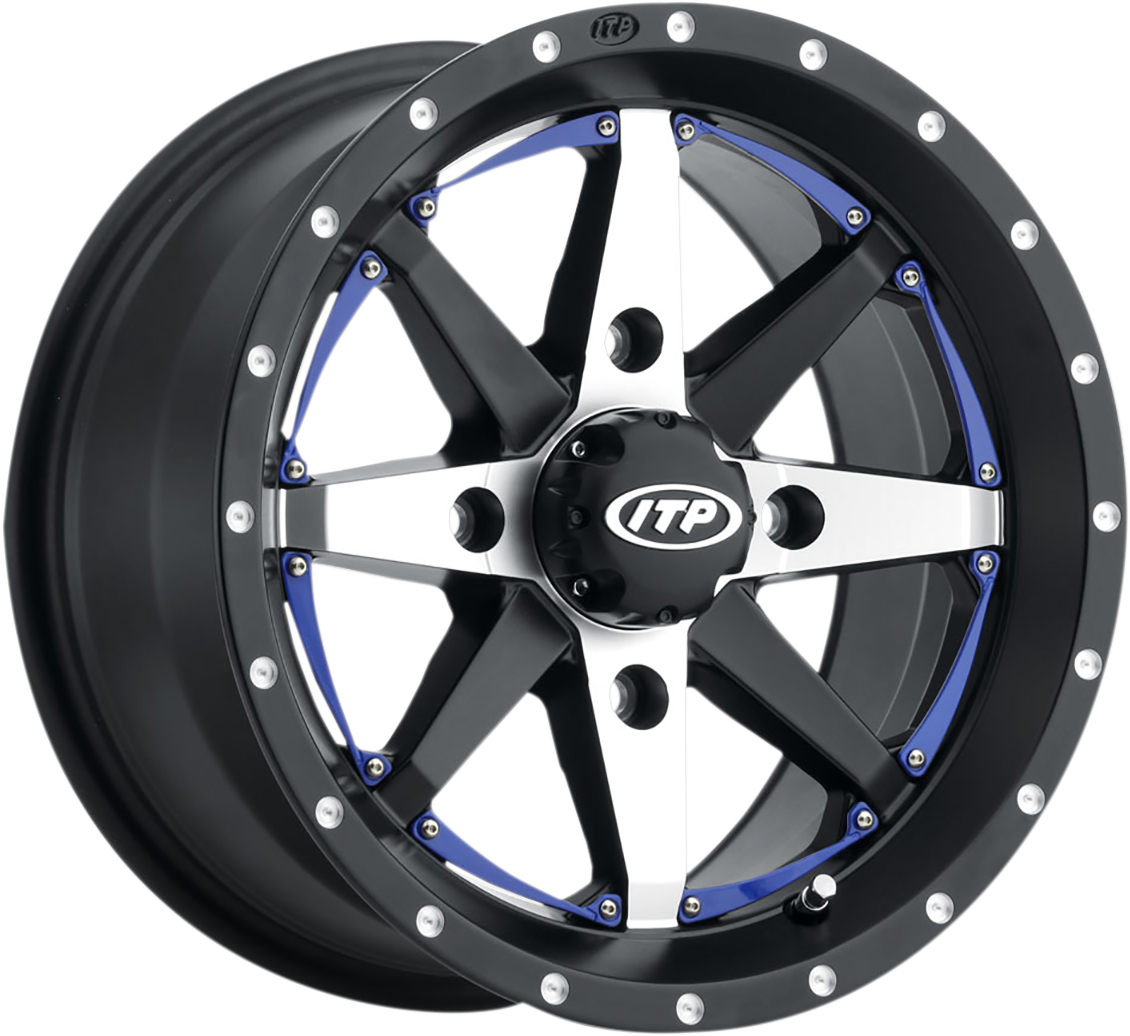 CYCLONE 15X7 4/110 52 MATTE BLACK