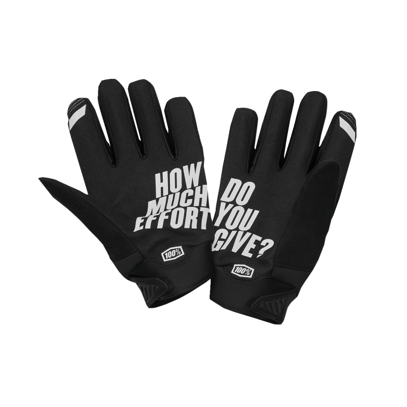 BRISKER 100% GLOVE BLACK/GREY SM