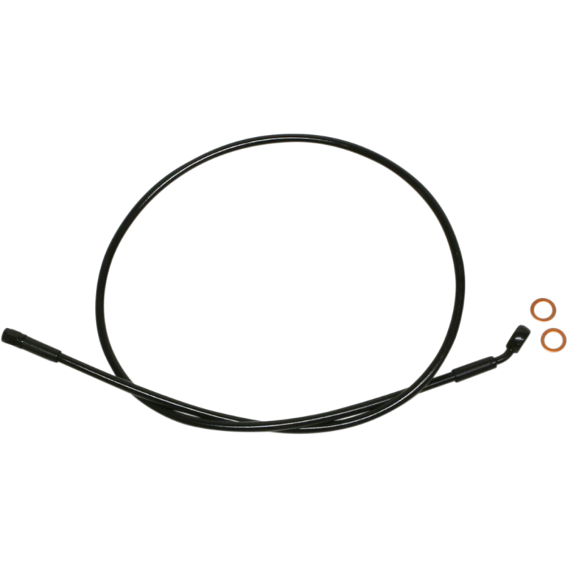 XR BLK/BLK Upper Brake Line 35, 7/16 Banjo