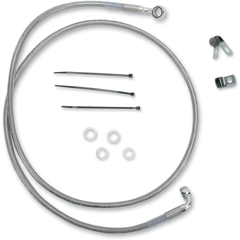 99 07 FXST FRT S/S BRAKE LINE KIT 8