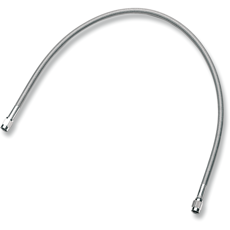 9" UNIVERSAL CLEAR COATED BRAKE LINE SS