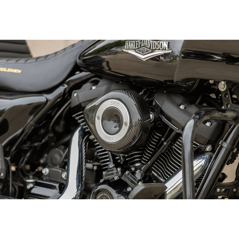 S&S TEAR DROP AIR CLEANER CARBON FIBER COVER
