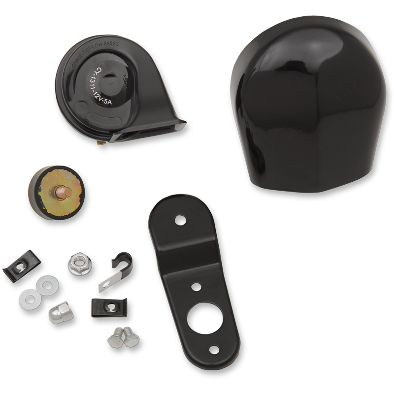 HORN KIT 91 19 FLHT/91 17 S/TAIL GL/BLK HORN KIT