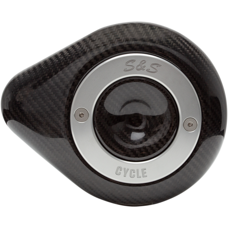 S&S TEAR DROP AIR CLEANER CARBON FIBER COVER