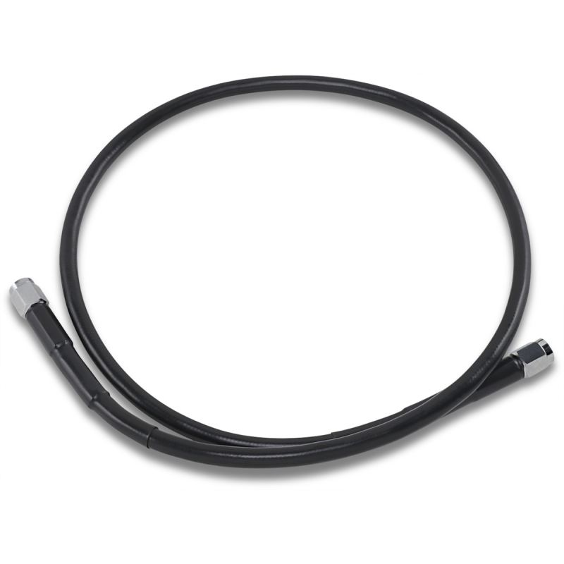 BLACK S/S BRAKE LINE 32"