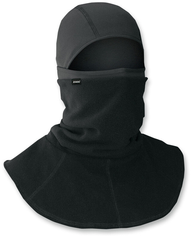 BALACLAVA W/ NECK GAITER POLYESTER/SPANDEX BLACK