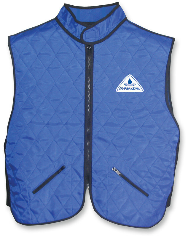 HYPERKEWL COOLING VEST DELUXE BLUE MD