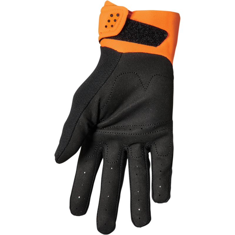 GLOVE SPECTRUM OR/BK LG