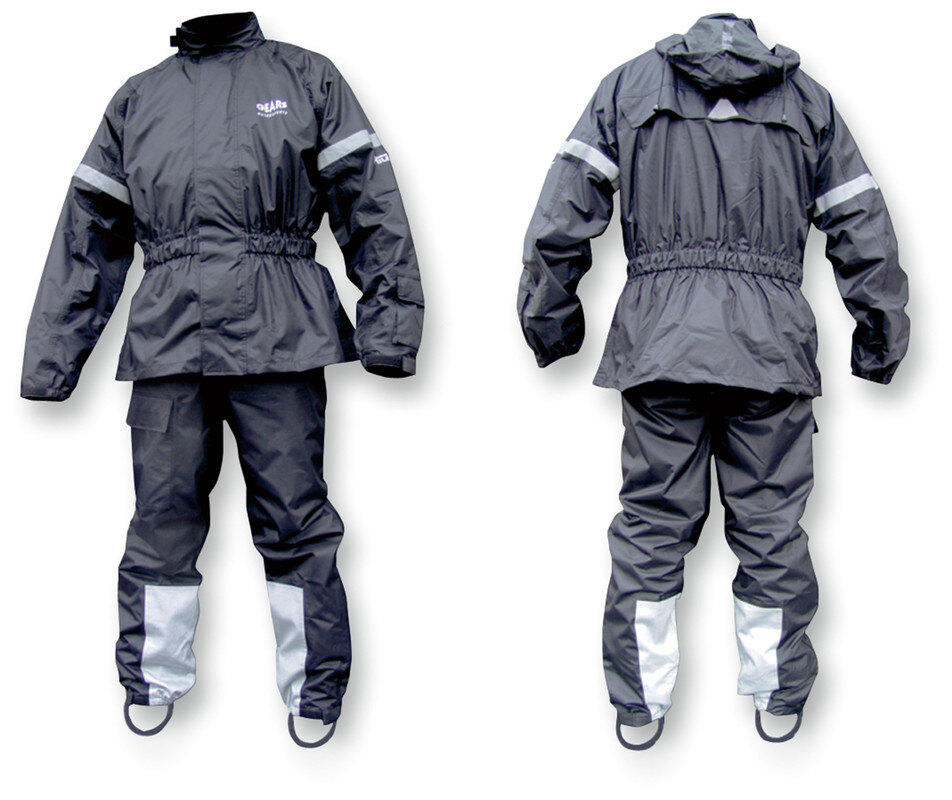 GEARS Dri-Tek 2-Piece Rain Suit - 100% Waterproof Jacket & Pants Set -  Breathable Mesh Fabric – Perfect Rain Shell Over Riding Gear (3X-Large) :  : Automotive