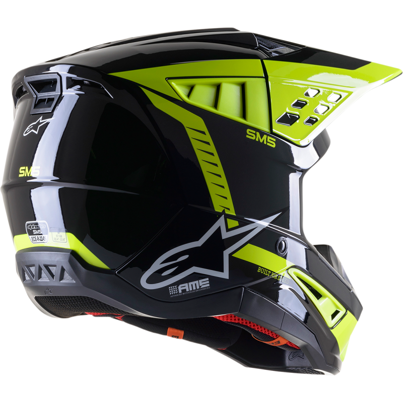 HELM SM5 BEAM BLK/YL S