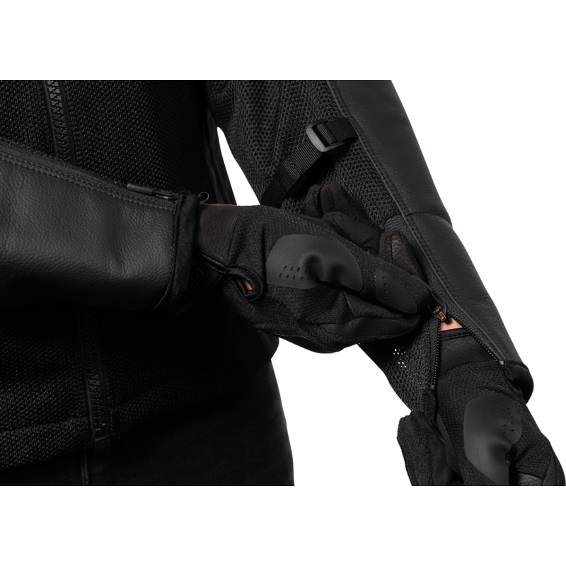 MESH AF CE LEATHER JKT BK LG