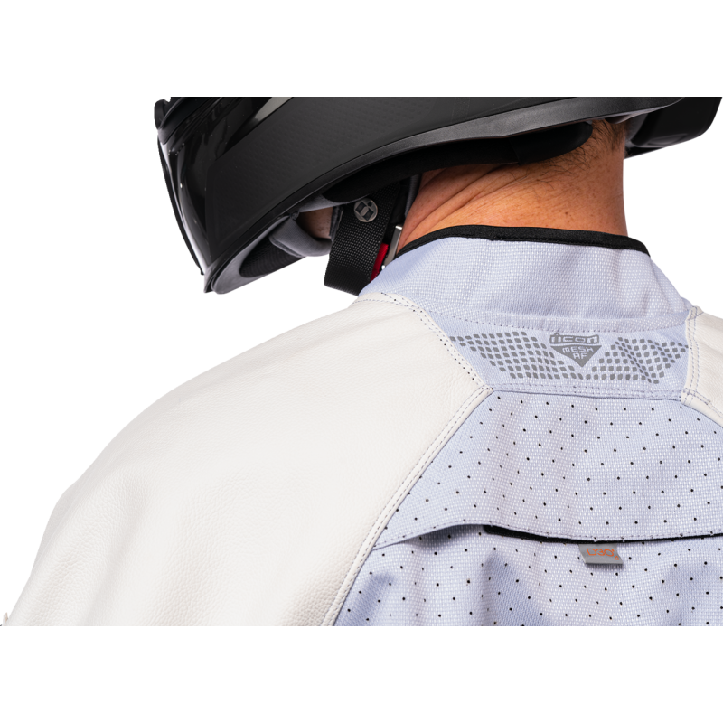 MESH AF CE LEATHER JKT WH 2XL