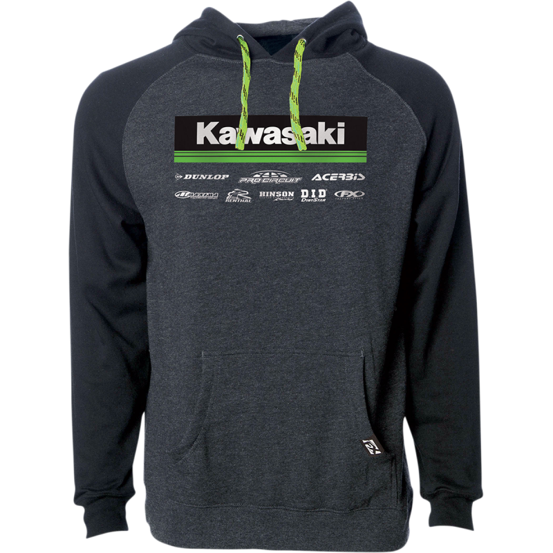 HOODY KAW RACE21 CH/BK MD