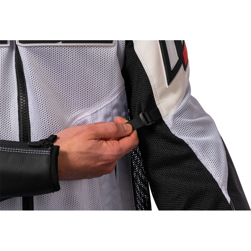 MESH AF CE LEATHER JKT WH 2XL