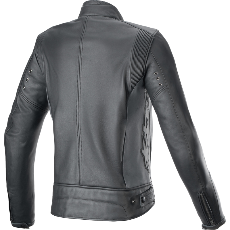 STELLA DYNO LTHR JKT BLK/GRY M