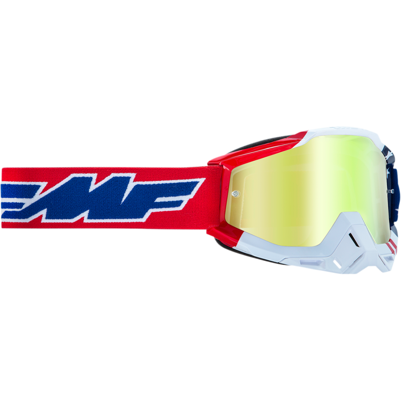 FMF POWERBOMB GOGGLE US OF A TRUE GOLD LENS