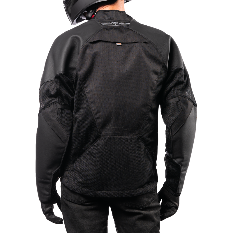 MESH AF CE LEATHER JKT BK LG