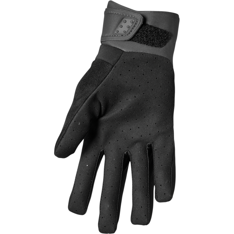 GLOVE SPECT COLD BK/CH LG