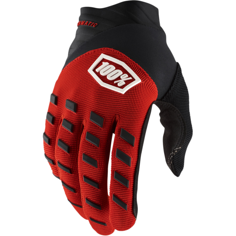 AIRMATIC GLOVE RED/BLACK LG