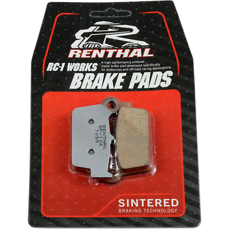 BP 104 RC 1 WORKS BRAKE PAD SET MX RENTHAL