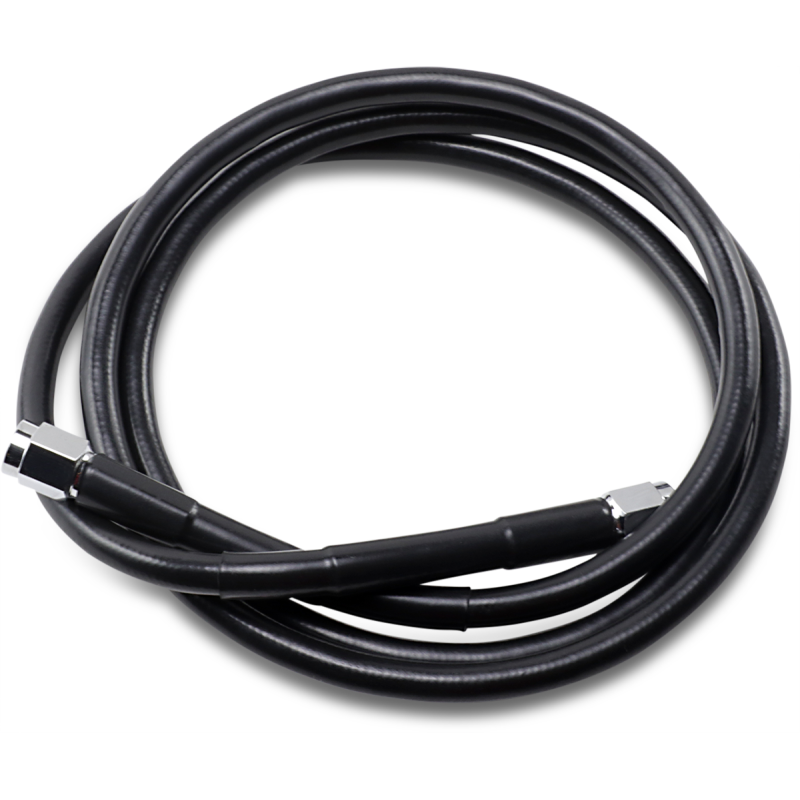 BLACK S/S BRAKE LINE 52"