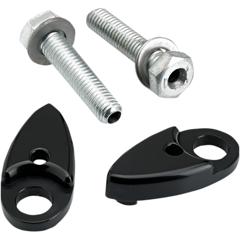 T.S. SIDE RAIL ADAPTER PLATE DYNA BLACK (PR)