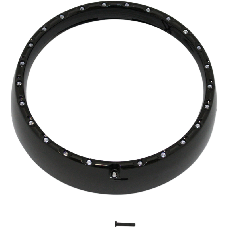 96 05 FLHT/X TRIM RING H LIGHT 7" BLK