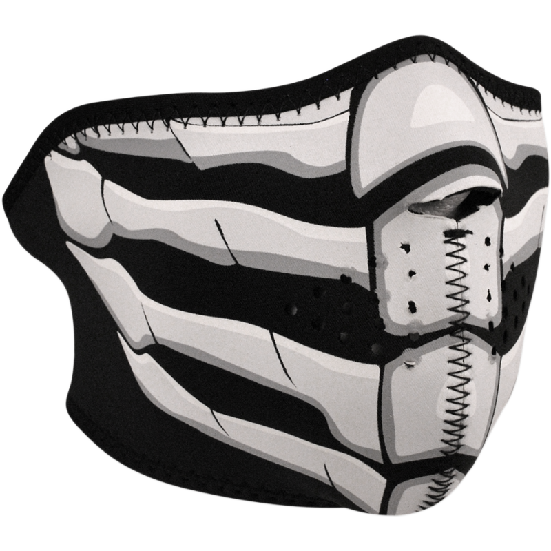 HALF NEOPRENE GLOW DARK BONE BREATH