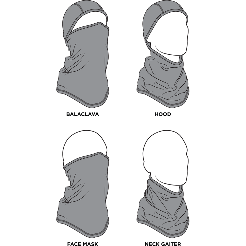 CONVERTIBLE BALACLAVA SPORTFLEX SERIES PAINT SKULL