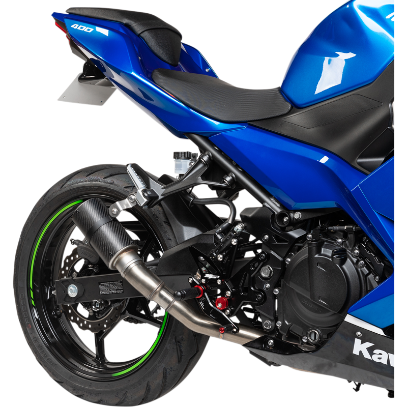 SLIP ON MATTE CARBON MGP STINGER KAW NINJA 400 18