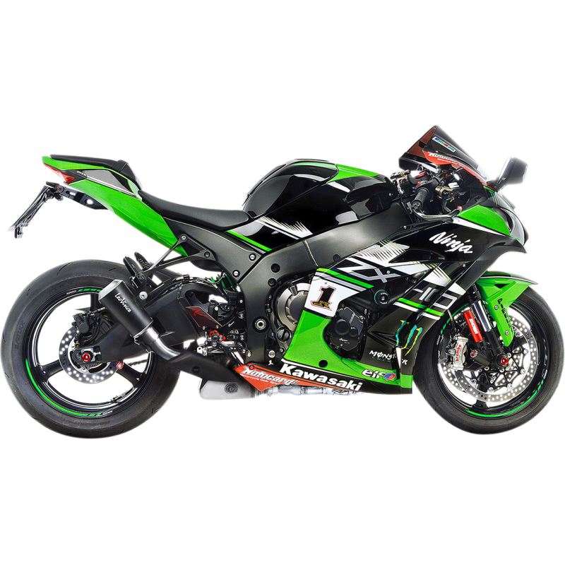 SLIP ON LV10 BLACK ZX10R
