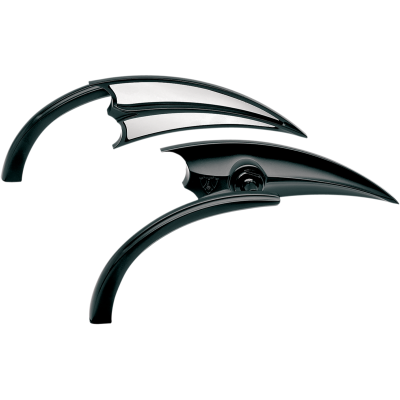 SCOOP MIRROR BLACK LEFT (EA)