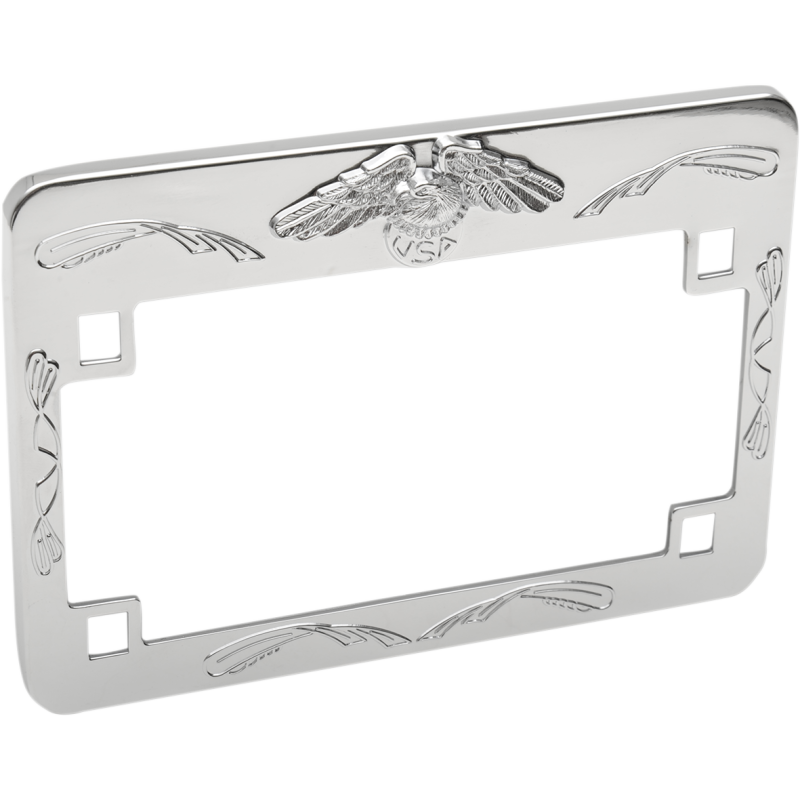 EAGLE LIC FRAME CHROME