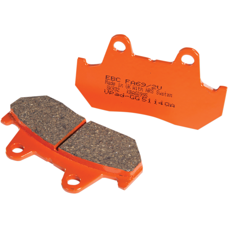 FA69/2 ORGANIC SERIES BRAKE PAD SET EBC