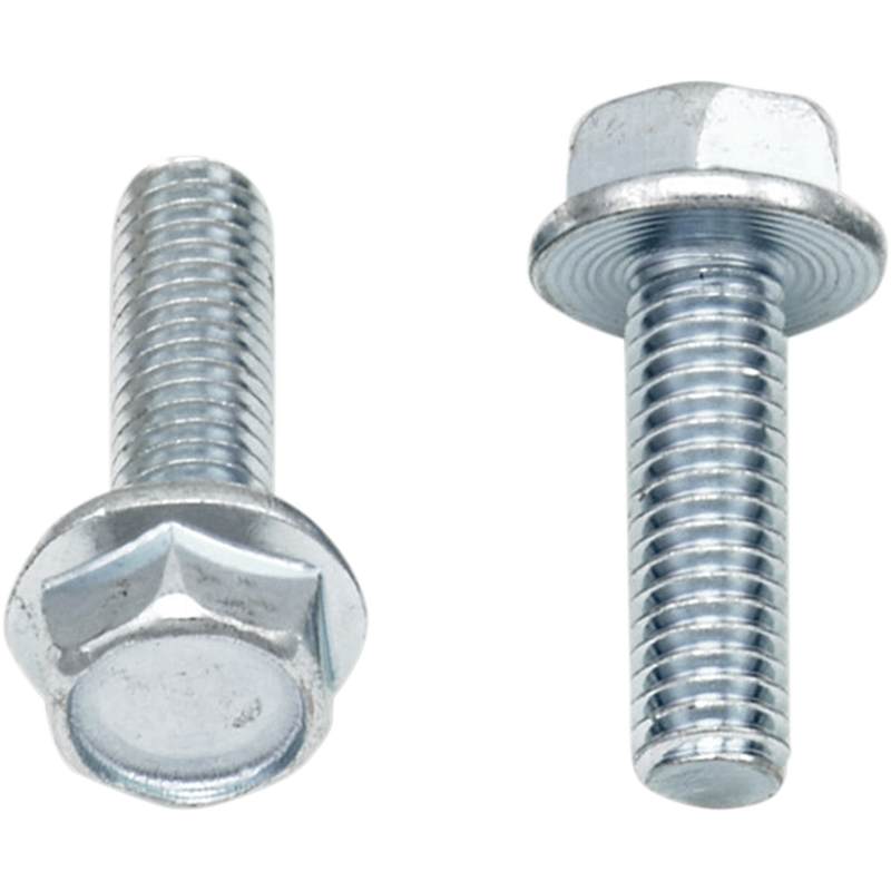 M6 1.0x20 10mm Hex Flange Bolt (10 Pk)