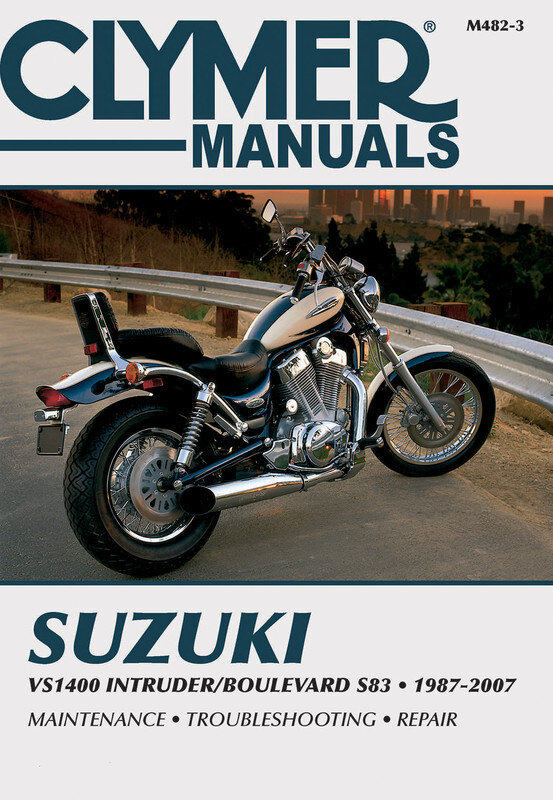 87 07 SUZUKI VS1400 INTRUDER MANUAL