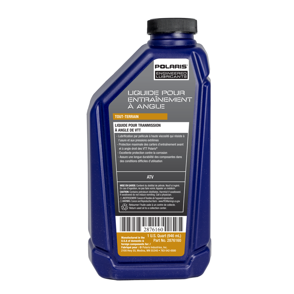 Angle Drive Differential Fluid, For ORVs, 2876160, 1 Quart