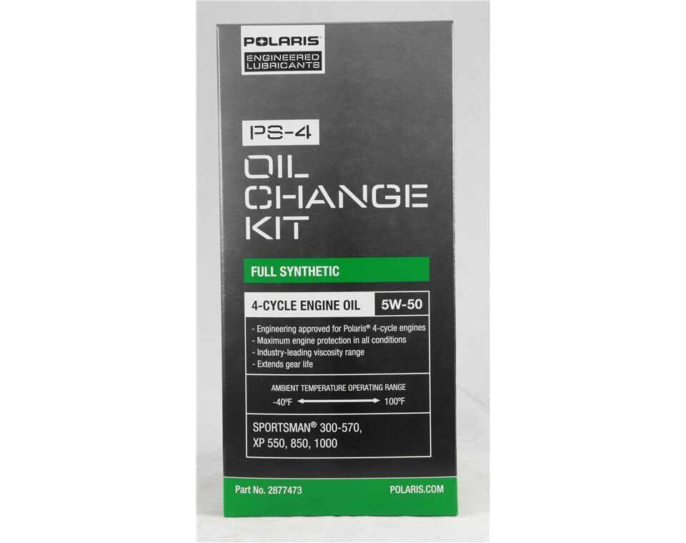 Full Synthetic Oil Change Kit, 2877473, 2 Quarts of PS 4 Engine Oil and 1 Oil Filter