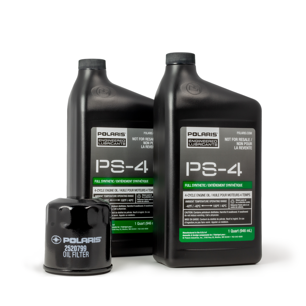 Full Synthetic Oil Change Kit, 2877473, 2 Quarts of PS 4 Engine Oil and 1 Oil Filter