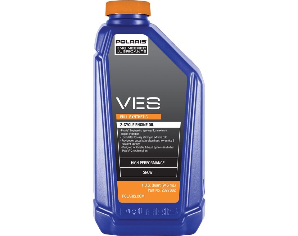 VES Full Synthetic 2 Cycle Oil, For 2 Stroke Snowmobiles, 2877882, 1 Quart