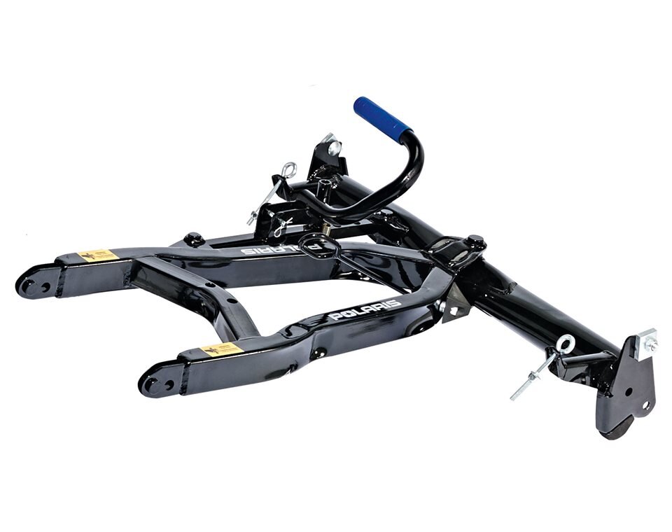 Glacier® Pro Lock & Ride Steel ATV Plow Frame, Black Black