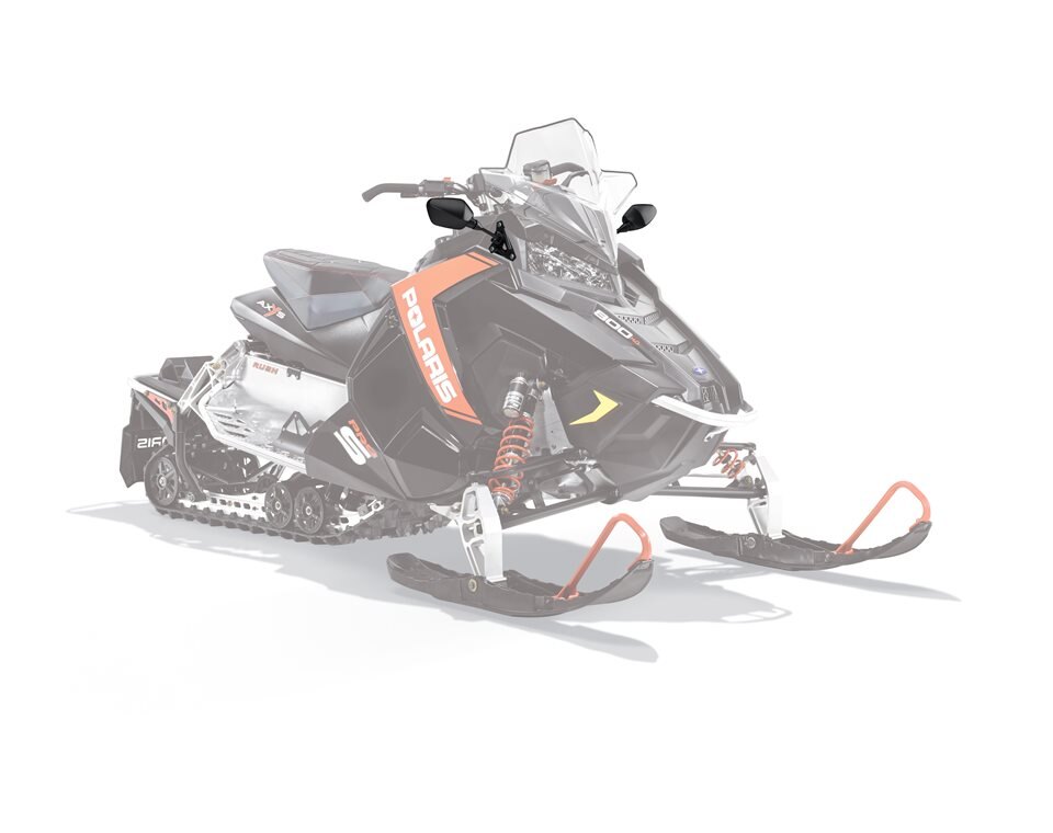 AXYS® Snowmobile Mirrors Black Black