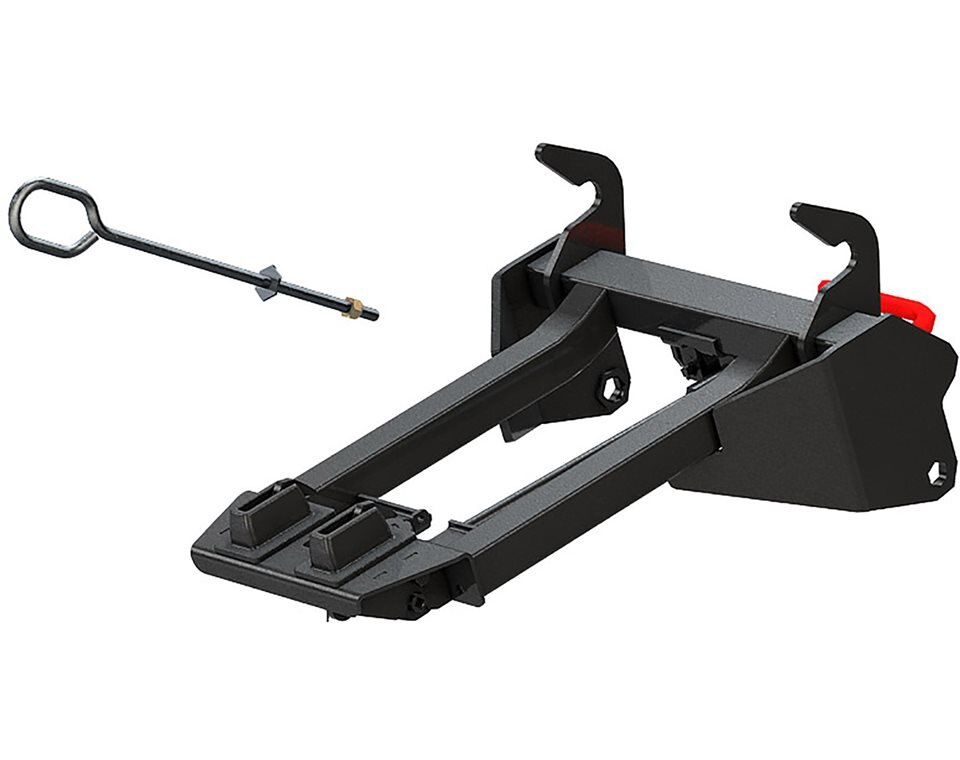 Glacier® Integrated Plow Mount Black