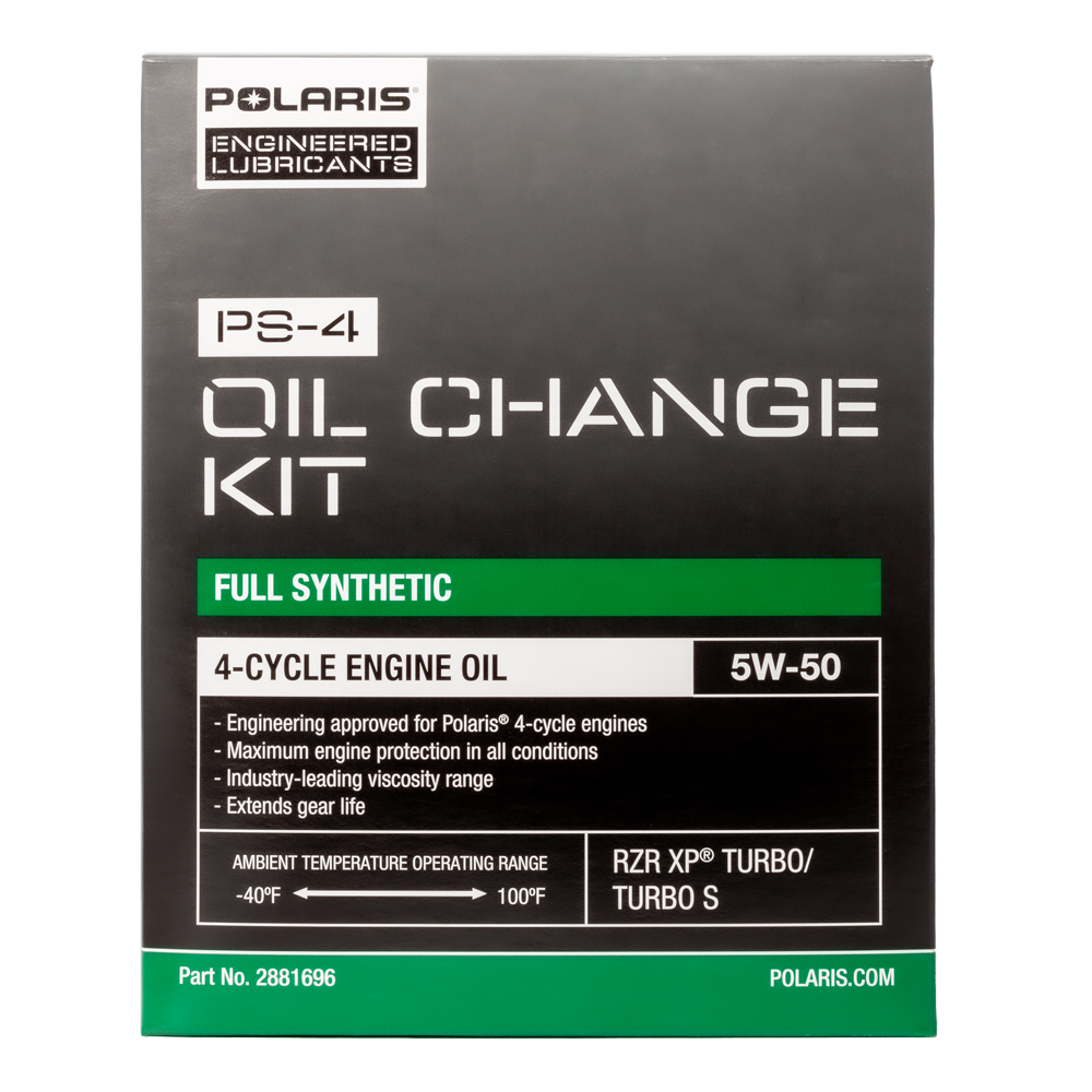 Full Synthetic Oil Change Kit, 2881696, 3 Quarts of PS 4 Engine Oil and 1 Oil Filter