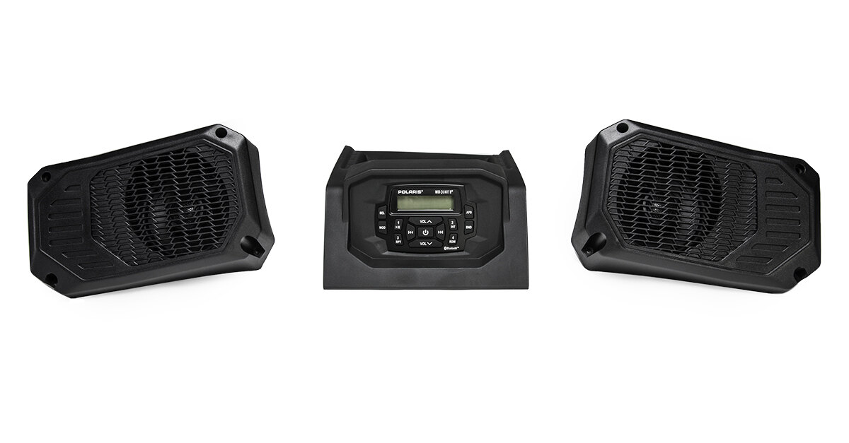 Bluetooth®, Apple® Control, AM/FM Dash Stereo & 2 X 5.25" Speakers by MB Quart® Black