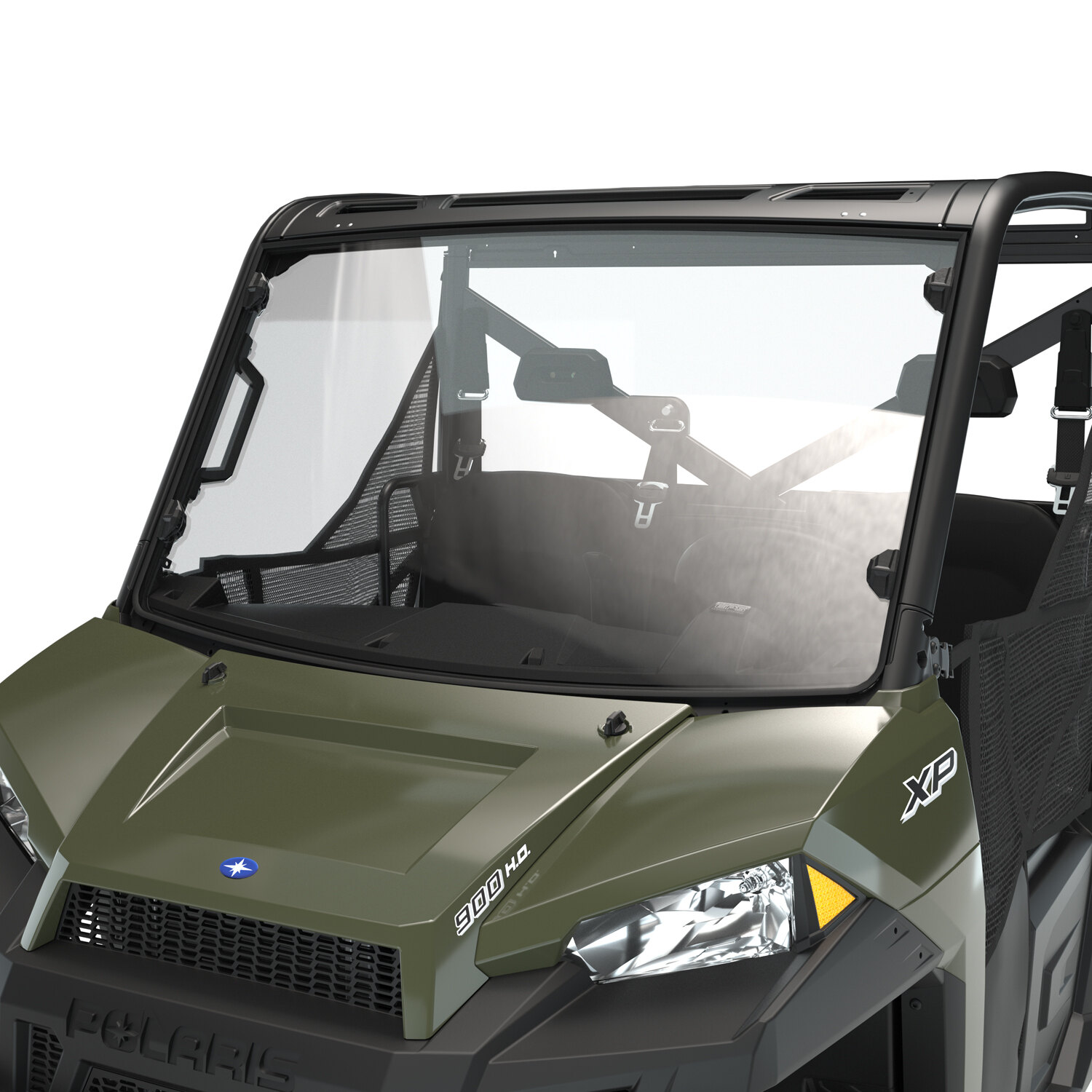 Hard Coat Poly Full Windshield, Clear