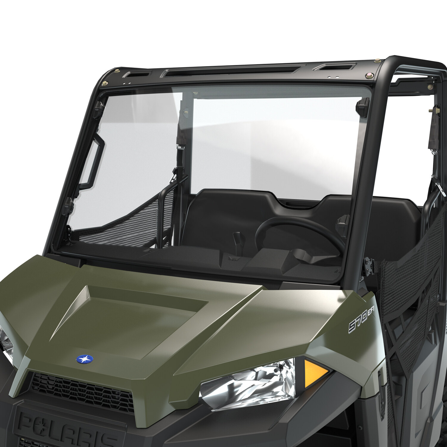 Polycarbonate Full Windshield, Clear Clear