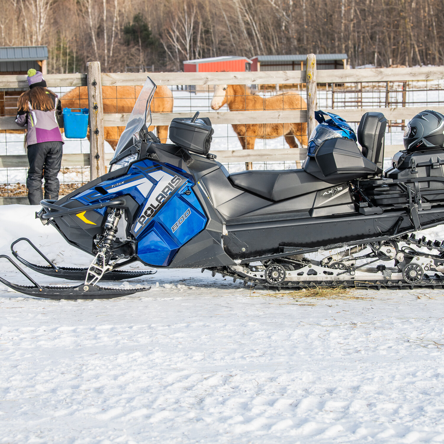 AXYS® Snowmobile Mirrors Black Black