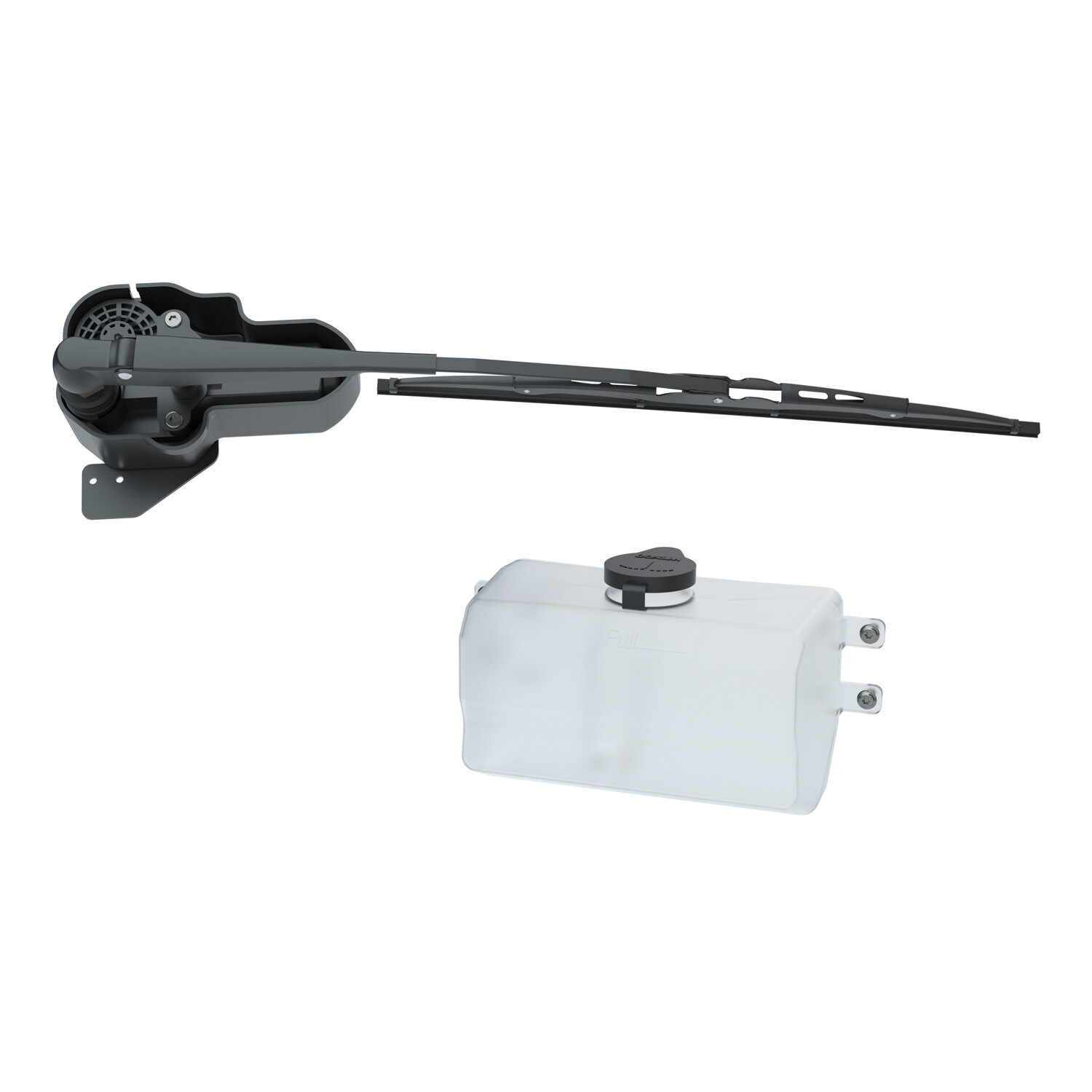 Windshield Wiper & Washer System Black